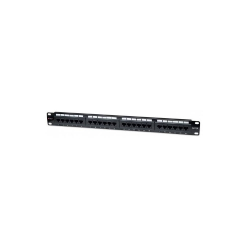 Patch Panel Utp Cat5e 24-portowy 1u